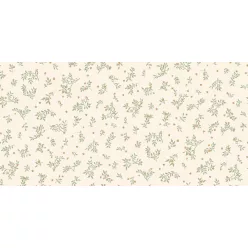   Caselio  Kitchen box, vlies, vinyl anyagú, fehér, zöld, barna színű, leveles, Modern tapéta