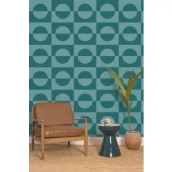   Caselio  Kitchen box, vlies, vinyl anyagú, kék színű, geometriai, Modern tapéta