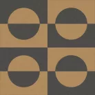 Caselio  Kitchen box, vlies, vinyl anyagú, barna, szürke színű, geometriai, Modern tapéta