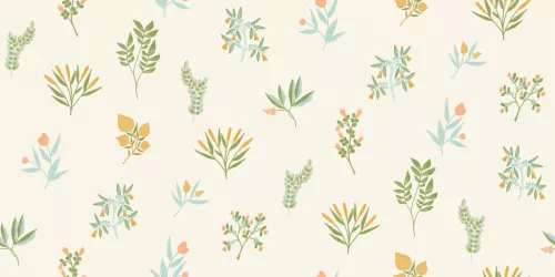Caselio  Kitchen box, vlies, vinyl anyagú, fehér, türkiz, zöld, sárga színű, növényes, virágos, Modern tapéta