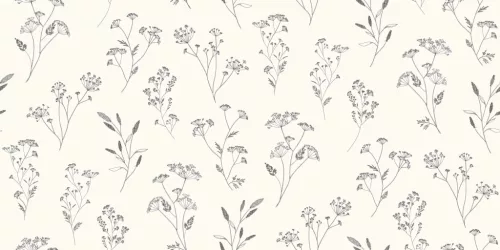 Caselio  Kitchen box, vlies, vinyl anyagú, fehér, fekete  színű, növényes, Modern tapéta