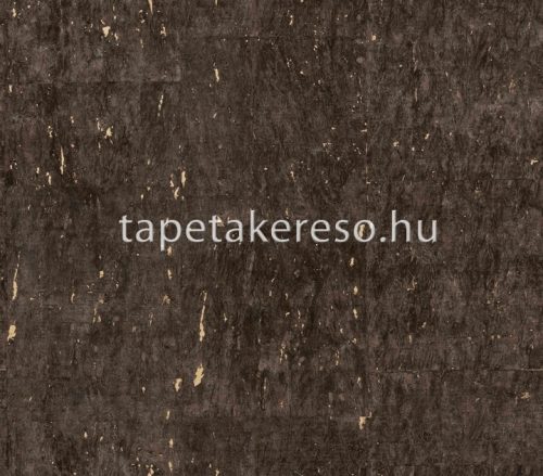 Omexco Khatam vlies, parafa anyagú barna, arany színű foltos natural tapéta