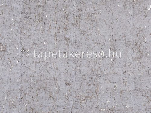 Omexco Khatam vlies, parafa anyagú szürke, ezüst színű geometriai, foltos natural tapéta