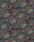 Khroma Kimono vlies anyagú, fekete, piros, türkiz, barna színű, absztrakt, Modern tapéta