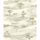 Casadeco Kyoto vlies anyagú beige, zöld színű fás modern tapéta