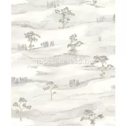   Casadeco Kyoto vlies anyagú szürke színű fás modern tapéta