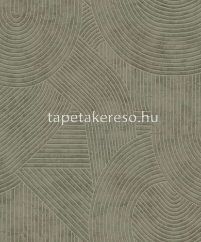 Casadeco Kyoto vlies anyagú zöld színű geometriai modern tapéta