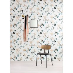   Khroma La Vie En Rose vlies anyagú fehér, barna, zöld színű virágos modern tapéta