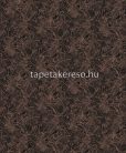 Khroma La Vie En Rose vlies anyagú fekete, bronz, csillámos színű leveles modern tapéta