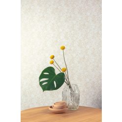   Khroma La Vie En Rose vlies anyagú fehér, arany, csillámos színű leveles modern tapéta