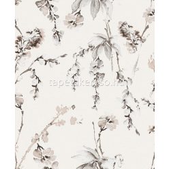   Khroma La Vie En Rose vlies anyagú beige, barna színű leveles modern tapéta