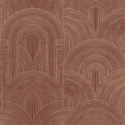   Caselio Light vinyl, vlies anyagú, bordó, beige színű, geometriai, Modern tapéta