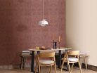 Caselio Light vinyl, vlies anyagú, bordó, beige színű, geometriai, Modern tapéta