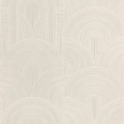   Caselio Light vinyl, vlies anyagú, beige, fehér színű, geometriai, Modern tapéta