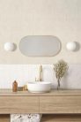 Caselio Light vinyl, vlies anyagú, beige, fehér színű, geometriai, Modern tapéta