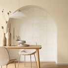 Caselio Light vinyl, vlies anyagú, beige, fehér színű, geometriai, Modern tapéta