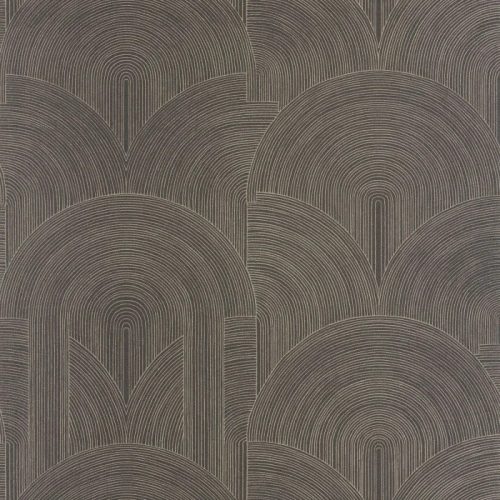 Caselio Light vinyl, vlies anyagú, szürke, arany színű, geometriai, Modern tapéta