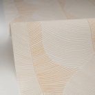 Caselio Light vinyl, vlies anyagú, fehér, barna színű, leveles, Modern tapéta
