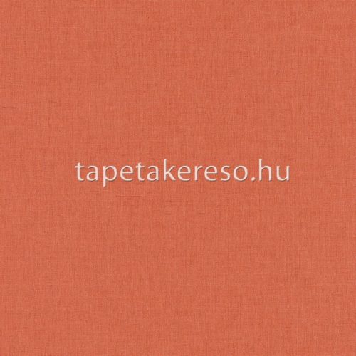 Caselio Linen 2 vlies anyagú narancssárga színű textilhatású, egyszínű modern tapéta