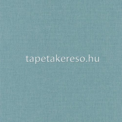 Caselio Linen 2 vlies anyagú türkiz színű textilhatású, egyszínű modern tapéta