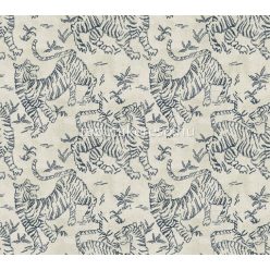   York LEMIEUX vlies anyagú beige, kék színű állatos modern tapéta