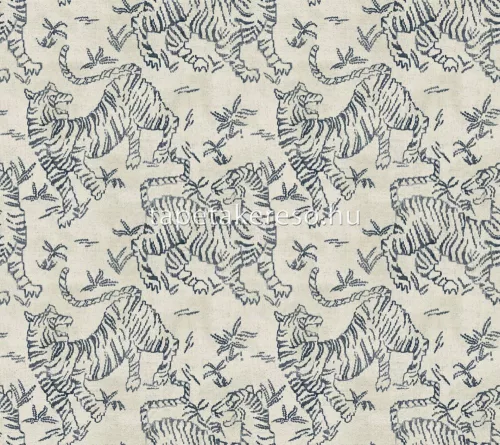 York LEMIEUX vlies anyagú beige, kék színű állatos modern tapéta