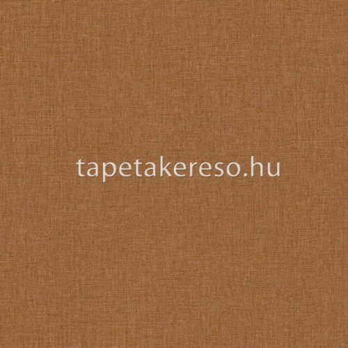Caselio Linen Edition vlies, vinyl anyagú rozsdabarna színű textilhatású, egyszínű modern tapéta