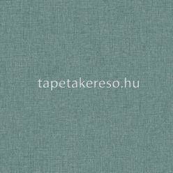   Caselio Linen Edition vlies, vinyl anyagú türkiz színű textilhatású, egyszínű modern tapéta