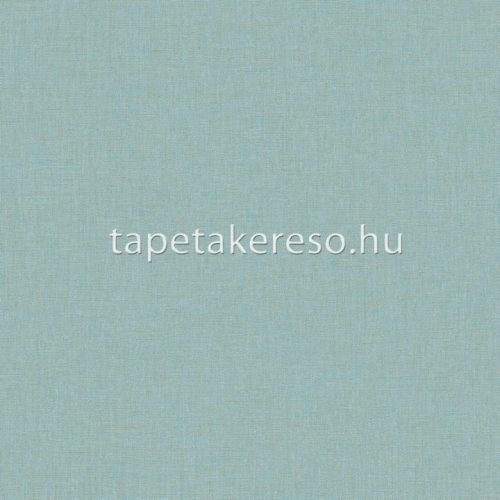 Caselio Linen Edition vlies, vinyl anyagú türkiz színű textilhatású, egyszínű modern tapéta