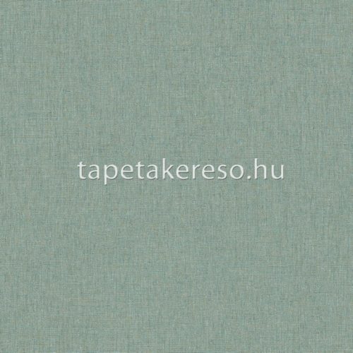 Caselio Linen Edition vlies, vinyl anyagú zöld színű textilhatású, egyszínű modern tapéta