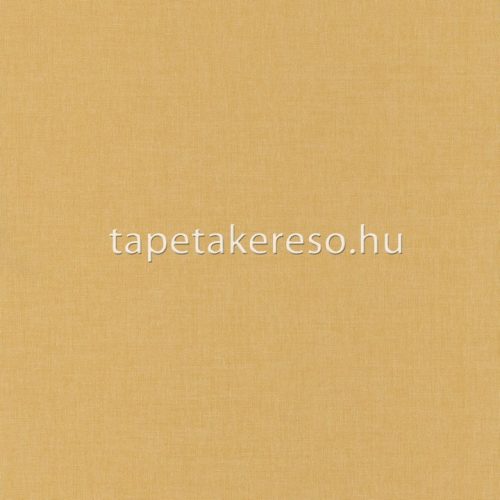 Caselio Linen Edition vlies, vinyl anyagú sárga színű textilhatású, egyszínű modern tapéta