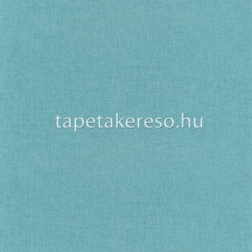 Caselio Linen Edition vlies, vinyl anyagú türkiz színű textilhatású, egyszínű modern tapéta