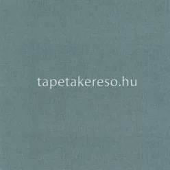   Caselio Linen Edition vlies, vinyl anyagú türkiz színű textilhatású, egyszínű modern tapéta
