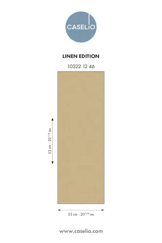 Caselio LINEN EDITION 2 vlies, vinyl anyagú, barna színű, egyszínű, textilhatású, Modern tapéta