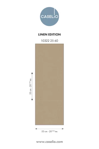 Caselio LINEN EDITION 2 vlies, vinyl anyagú, barna színű, egyszínű, textilhatású, Modern tapéta