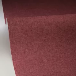   Caselio LINEN EDITION 2 vlies, vinyl anyagú, bordó színű, egyszínű, textilhatású, Modern tapéta
