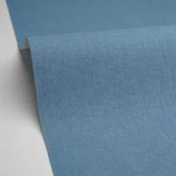   Caselio LINEN EDITION 2 vlies, vinyl anyagú, kék színű, egyszínű, textilhatású, Modern tapéta