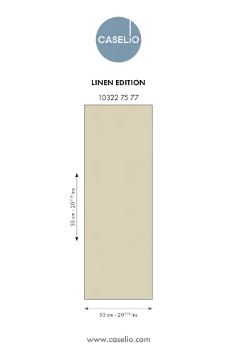 Caselio LINEN EDITION 2 vlies, vinyl anyagú, beige színű, egyszínű, textilhatású, Modern tapéta