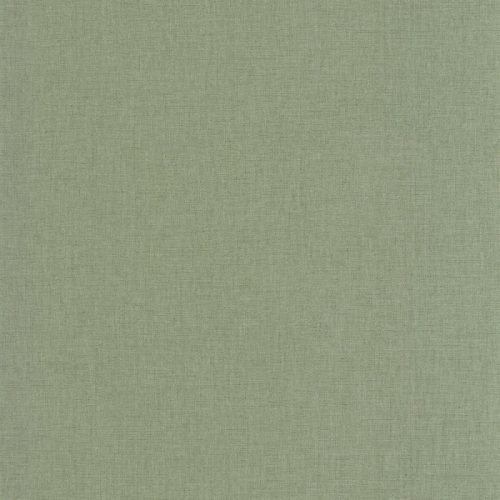 Caselio LINEN EDITION 2 vlies, vinyl anyagú, zöld színű, egyszínű, textilhatású, Modern tapéta