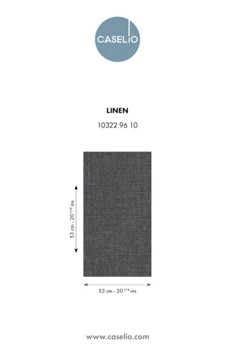 Caselio LINEN EDITION 2 vlies, vinyl anyagú, szürke színű, egyszínű, textilhatású, Modern tapéta