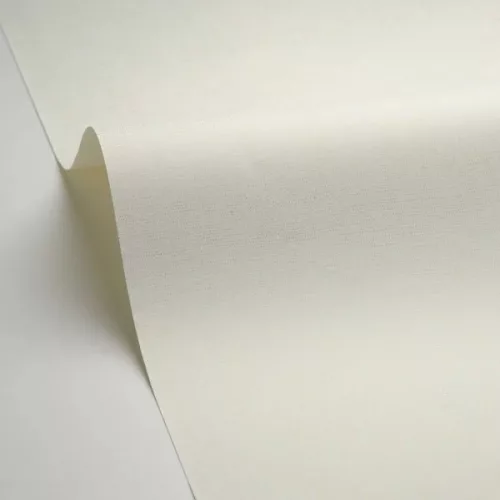Caselio LINEN EDITION 2 vlies, vinyl anyagú, törtfehér színű, egyszínű, textilhatású, Modern tapéta