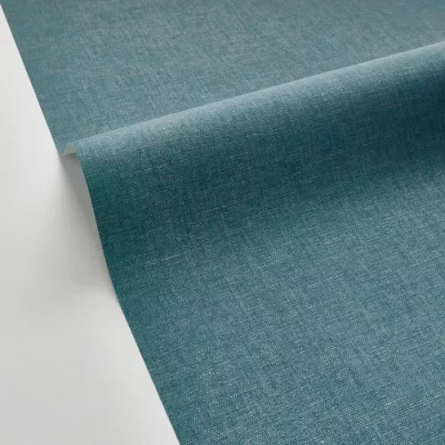 Caselio LINEN EDITION 2 vlies, vinyl anyagú, türkiz, beige színű, egyszínű, textilhatású, Modern tapéta