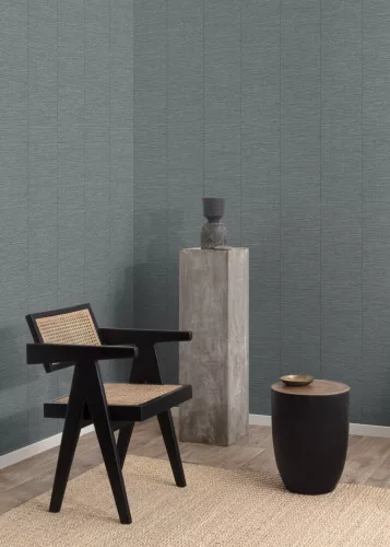 Sk Filson Level Two vlies, vinyl anyagú, kék színű, szövethatású, Modern tapéta