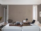 Limonta Materea vlies, vinyl anyagú, szürke, barna színű, struktúrált, geometriai, Modern tapéta