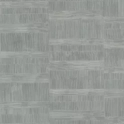   Limonta Materea vlies, vinyl anyagú, szürke színű, struktúrált, geometriai, Modern tapéta