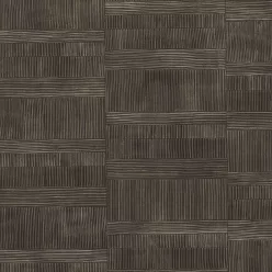   Limonta Materea vlies, vinyl anyagú, fekete, barna színű, struktúrált, geometriai, Modern tapéta