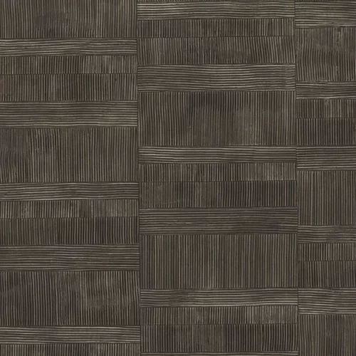Limonta Materea vlies, vinyl anyagú, fekete, barna színű, struktúrált, geometriai, Modern tapéta