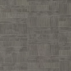   Limonta Materea vlies, vinyl anyagú, szürke, ezüst  színű, struktúrált, geometriai, Modern tapéta