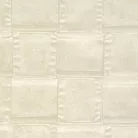 Limonta Materea vlies, vinyl anyagú, beige színű, bőrhatású, kockás, Modern tapéta