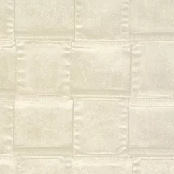   Limonta Materea vlies, vinyl anyagú, beige színű, bőrhatású, kockás, Modern tapéta